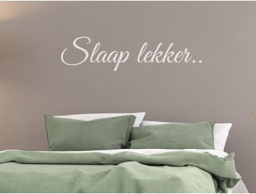 Muursticker slaap lekker